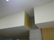施工中(下がり天井へ場所確保)