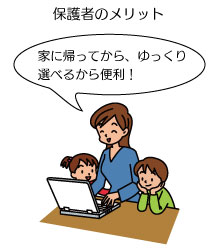 保護者のメリット
